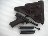MAUSER LUGER NAZI MILITARY 1938 DATED IN LIKE NEW ORIGINAL CONDITION - 2 of 20