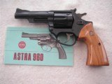 ASTRA SPAIN MODEL 960 CALIBER .38 SPECIAL REVOLVER LIKE NEW IN BOX - 1 of 13