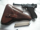 SIMSON & COMPANY RARELY FOUND IN 98% ORIGINL CONDITION LUGER WITH 2 MATCHING MAGAZINES - 1 of 20