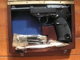 WALTHER MODEL P.38 1958 HIGH POLISH FINISH NO IMPORT MARKING NEW CONDITION - 2 of 20