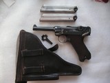 DWM LUGER DATED 1915 WW1 MILITARY LUGER FULL RIG WITH 2 MATCING S/N MAGAZINES - 1 of 20