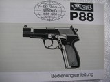 WALTHER MODEL P.88 LIKE NEW IN THE BOX, PAPERS, TEST TARGET 2-15ROUNDS MAGS - 19 of 20