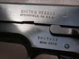 SMITH & WESSON MODEL4505 CAL. .45ACP ADJ.REAR SIGHT ONLY 1,200 MADE IN 1991 - 13 of 20