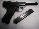 MAUSER LUGER DATED 1941 "BLACK WIDOW" VARIATION IN RARE MINTY ORIGINAL CONDITION - 8 of 20