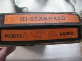 HI STANDARD MODEL "A" IN MINT ORIGINAL CONDITION WITH THE ORIGINAL BOX - 15 of 20