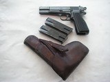 FN HIGH POWER NAZI'S TIME MFG FULL RIG IN EXCELLENT CONDITION WITH BAKELITE/SYNTHETIC GRIPS - 1 of 18