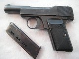 STOCK, FRANZ GERMAN 7,65 mm (32ACP)IN VERY GOOD WORKING CONDITION, SHINY BORE - 1 of 17
