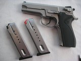 SMITH & WESSON MOD. 5906 CALIBER 9mm
IN LIKE NEW ORIGINAL CONDITION IN BOX WITH 2 MAGS - 1 of 11