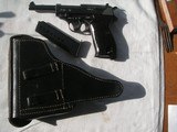 MAUSER RARE ORIGINAL 99% CONDITION WW2 P.38 1942 MFG PISTOL WITH ORIGINAL HOLSTER - 2 of 18