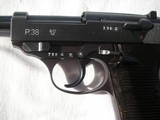 MAUSER RARE ORIGINAL 99% CONDITION WW2 P.38 1942 MFG PISTOL WITH ORIGINAL HOLSTER - 15 of 18