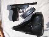 MAUSER RARE ORIGINAL 99% CONDITION WW2 P.38 1942 MFG PISTOL WITH ORIGINAL HOLSTER - 1 of 18