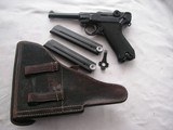 RARE 1940 CODE 42 "BLACK WIDOW" VARIATION LUGER FULL RIG W/2 MATCHING MAGS IN 99% ORIGINAL FINISH - 2 of 20