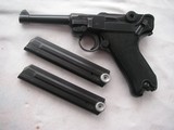 RARE 1940 CODE 42 "BLACK WIDOW" VARIATION LUGER FULL RIG W/2 MATCHING MAGS IN 99% ORIGINAL FINISH - 5 of 20