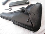 1941 LUGER MAUSER BANNER NAZI'S POLICE WITH HOLSTER, MATCHING MAG. HOLSTER RIG - 3 of 20