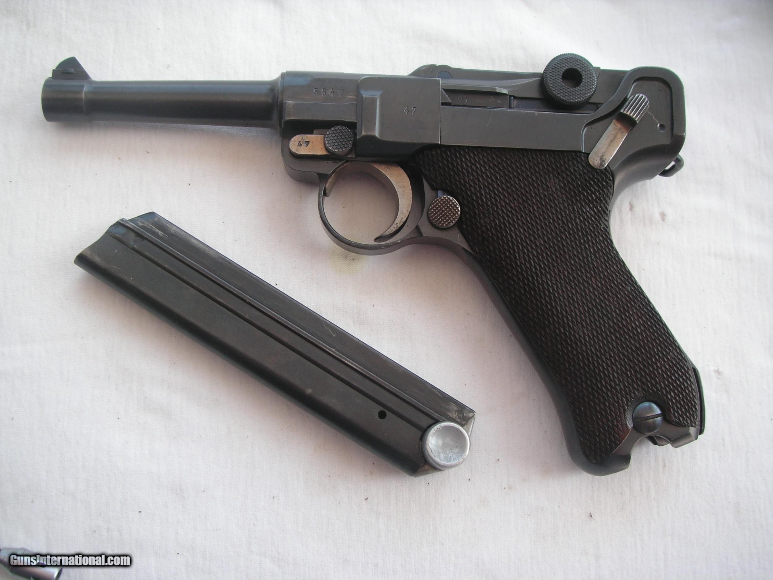 LUGER 1936 NAZI'S MILITARY IN VERY GOOD ORIGINAL CONDITION WITH PROPER ...