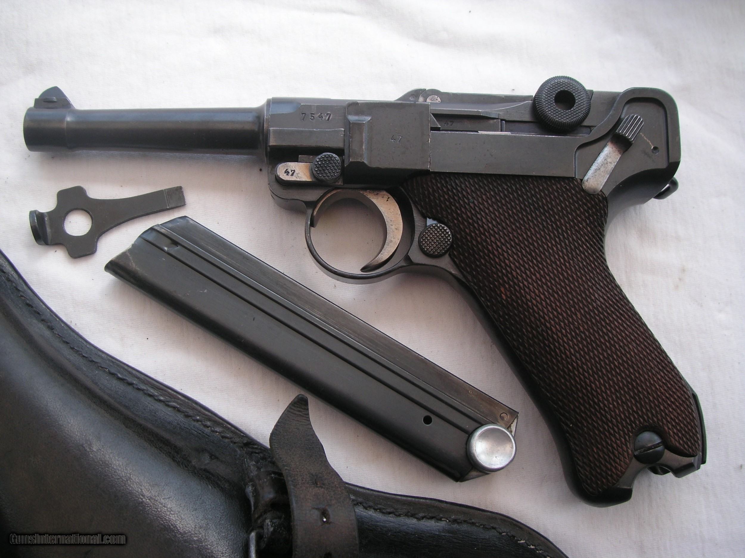 Luger 1936 Nazi's Military In Very Good Original Condition With 