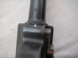 LUGER "G" DATE IN EXCELLENT 98% ORIGINAL BLUING FINISH WITH HOLSTER AND MATCHING S/N MAGAZINE - 13 of 20