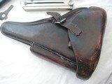 LUGER "G" DATE IN EXCELLENT 98% ORIGINAL BLUING FINISH WITH HOLSTER AND MATCHING S/N MAGAZINE - 3 of 20