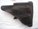 LUGER "G" DATE IN EXCELLENT 98% ORIGINAL BLUING FINISH WITH HOLSTER AND MATCHING S/N MAGAZINE - 5 of 20