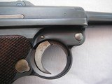 LUGER "G" DATE IN EXCELLENT 98% ORIGINAL BLUING FINISH WITH HOLSTER AND MATCHING S/N MAGAZINE - 12 of 20