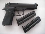 U.S. 9mm M9-BERETTA
U.S.A.- 65490 AS NEW, TEST FIRED ONLY, SLEEVE, CASE, PAPERS - 8 of 16