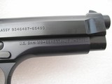 U.S. 9mm M9-BERETTA
U.S.A.- 65490 AS NEW, TEST FIRED ONLY, SLEEVE, CASE, PAPERS - 7 of 16