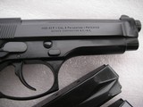 BERETTA MODEL 92F IN LIKE NEW ORIGINAL CONDITION WITH 2 HIGH CAPACITY MAGAZINES - 3 of 14