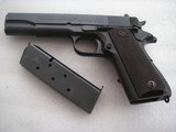COLT 1911A1 US MILITARY ENGLISH LEASE ALL ORIGINAL IN 98%+ FINISH WITH SHINY BORE - 1 of 19