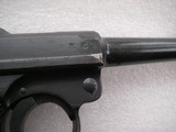 LUGER 42/byfALL MATCHING IN 98% ORIGINAL FINISH WITH BRIGHT SHINY BORE BARREL - 6 of 18