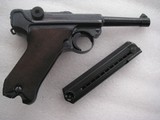 LUGER 42/byfALL MATCHING IN 98% ORIGINAL FINISH WITH BRIGHT SHINY BORE BARREL - 2 of 18