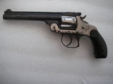 SMITH & WESSON THIRD MODEL REVOLVER CAL.38S&W 5 in BARREL WITH BRIGHT & SHINY BORE - 1 of 12