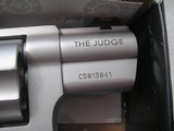 TAURUS THE JUDGE NEW CONDITION 100% IN THE BOX STAINLESS STEEL 2" BARREL .45 COLT & 410 GA - 11 of 15