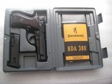 BROWNING MODEL BDA-380 IN LIKE NEW ORIGINAL FACTORY TEST FIRED CONDITION IN THE CASE - 1 of 20