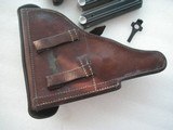 LUGER 1938/S42 FULL RIG WITH 2 MAGS IN RARE ALL MATCHING LIKE NEW ORIGINAL CONDITION - 5 of 20