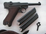 LUGER 1938/S42 FULL RIG WITH 2 MAGS IN RARE ALL MATCHING LIKE NEW ORIGINAL CONDITION - 4 of 20