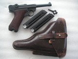 LUGER MAUSER BANNER POLICE 1939 E/L MARKING FULL RIG IN LIKE NEW ORIGINAL CONDITION - 1 of 20