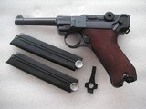 LUGER MAUSER BANNER POLICE 1939 E/L MARKING FULL RIG IN LIKE NEW ORIGINAL CONDITION - 3 of 20
