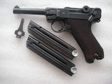 LUGER PRE WAR 1937 NAZIS MILITARY PRODUCTION FULL RIG IN LIKE NEW ORIGINAL CONDITION - 3 of 20
