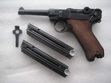 LUGER 1942 RARE CONDITION
MAUSER BANNER W/2 MATCHING MAGS FULL RIG ALL ORIGINAL 95% - 2 of 20
