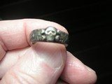 NAZIS SS SILVER RING WITH HIMMLER SIGNATURE INSIDE - 4 of 15