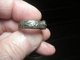 NAZIS SS SILVER RING WITH HIMMLER SIGNATURE INSIDE - 11 of 15