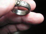 NAZIS SS SILVER RING WITH HIMMLER SIGNATURE INSIDE - 15 of 15