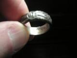 NAZIS SS SILVER RING WITH HIMMLER SIGNATURE INSIDE - 3 of 15