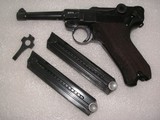 MAUSER LUGER 1938 FULL RIG IN RARE 98%+ORIGINAL CONDITION WITH MATCHING MAGAZINE - 2 of 20
