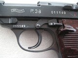 WALTHER ZERO-SERIES 3rd ISSUE P.38
RARE PISTOL W/MATCHING S/N MAGAZINE & BROWN MILITARY GRIPS - 15 of 16