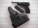 WALTER P.38 PISTOL WW2
LIKE IN MINT ORIGINAL CONDITION FULL RIG WITH MATCHING S/N MAGAZINE - 1 of 20