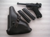 LUGER 1942 "BLACK WIDOW" FULL RIG IN LIKE MINT ORIGINAL ALL MATCHING CONDITION - 1 of 20