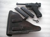 LUGER "BLACK WIDOW" IN LIKE NEW ORIGINAL CONDITION FULL RIG WITH ALL NUMBERED PARTS MATCHING - 1 of 20