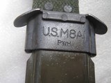 COLT AR15-AR16 M7 MARKED BAYONET WITH SCABBARD IN AS NEW ORIGINAL CONDITION - 7 of 12