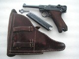 LUGER MAUSER 1939 IN LIKE NEW ORIGINAL CONDITION FULL RIG WITH MATCHING MAGAZINE - 1 of 20
